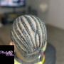 Men cornrow Braids