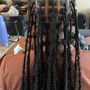 Faux Locs, Knotless, and passion twist