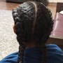 2-6 feed in Braids