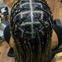 Kid's Braids with Human Hair Extensions