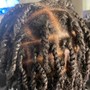 Large Knotless Braids(Mid-back)