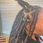 Large Knotless Braids(Mid-back)