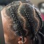 Medium Traditional box Braids