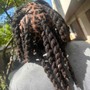 Woman Loc Retwist (ear length)