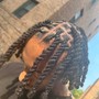 Woman Loc Retwist (ear length)