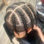 Cornrows natural hair