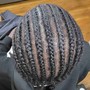 Cornrows on Natural Hair. No hair added