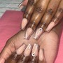 Bling French tip (two nails)