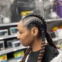 2 Feed In Braids