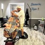 Beard Trim and hot towel head shave