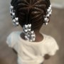 Kid's Braids w/ Natural Hair