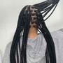 Shoulder length Smedium Box Braids