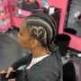 Kid's cornrow style 1-2 years old