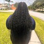 Smedium Knotless braids (butt length)