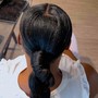 Sleek Braided Ponytail