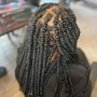 Traditional Box Braids (Large - Midback)