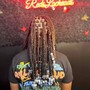 Loc retwist w/ Two Strand twist extentions