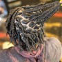 Loc retwist w/ Two Strand twist extentions