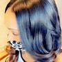 Micro braids  short bob