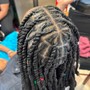 Invisible Locs (Short to Shoulder Length)