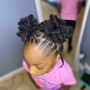 Kid's retwist and style