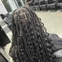 Small Knotless or Tribal Braids/Twists