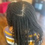 Microlocs extentions w/hair