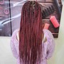 Boho Knotless Braid 26"/Lower back/ Hair included