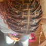 Natural hair braids