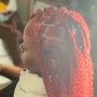 Boho knotless medium braids