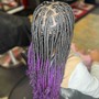 Large Knotless Braids