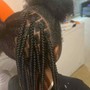 Kid's knotless braids