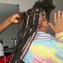 Peek a boo knotless Braids small