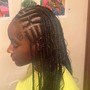 Two-Strand Twist w/ hair added