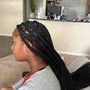 Large Knotless Braids