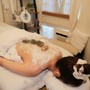 Back Facial with hot stone therapy