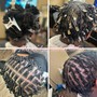 Medium Starter Locs (above shoulder)