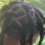 Make My Locs Into Wicks - Short Locs (EAR LENGTH)