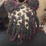 Locs up-do