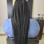 Box Braids/ Single 26" medium size