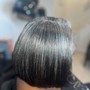 Relaxer, Deep Conditioning,Signature Cut, Style