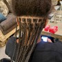 Kids smedium knotless braids