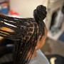 Kids smedium knotless braids