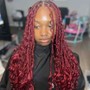 Smedium Boho Knotless Braids