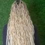 Smedium Boho Knotless Braids  HUNMAN HAIR INCUDED