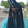 Large Knotless Braids