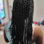 Boho knotlless and Box braids Med/Large