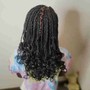 Kid's  6-11 Med/Large Box Braids