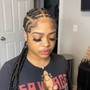 Natural hair curls/ silk press add on