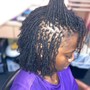 Faux Locs over Locs with Retwist